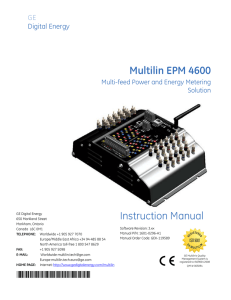 Multilin EPM 4600 - GE Grid Solutions