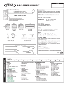 SLS-FL Spec Sheet