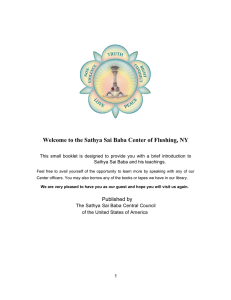 New Members - Sri Sathya Sai Baba Center of Flushing, New York