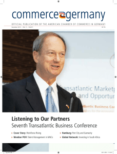 Complete fifth issue - American Chamber of Commerce in Germany