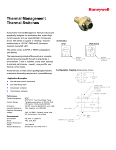Thermal Management Thermal Switches