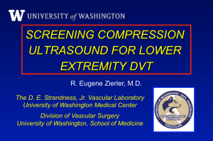 screening compression ultrasound for lower extremity dvt
