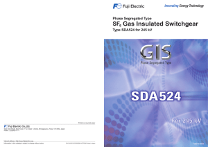 SF6 Gas Insulated Switchgear