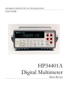 HP34401A Digital Multimeter