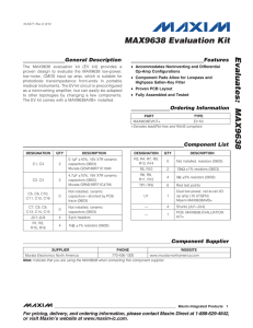 MAX9638 - Part Number Search