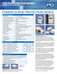 PQM200 SURGE PROTECTION DEVICE - 24