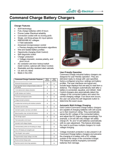 Command Charge Battery Chargers