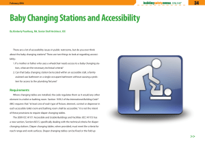 Baby Changing Stations and Accessibility