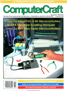 Special Report On 8 -Bit Microcontrollers V,5 ..HoweTo Remotely