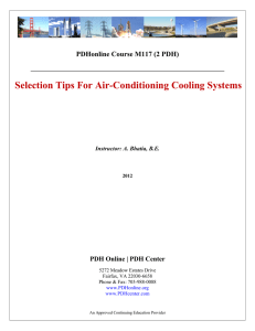 Selection Tips For Air-Conditioning Cooling Systems