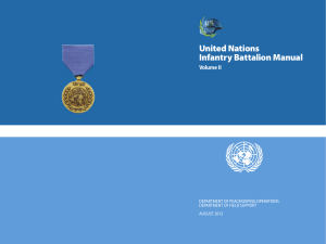 United Nations Infantry Battalion Manual