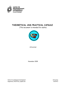 theoretical and practical capsule