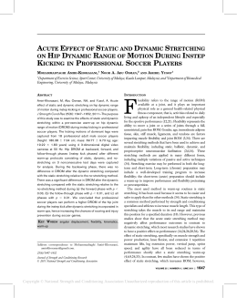 FITT PRINCIPLE APPLIED TO THE COMPONENTS OF FITNESS F I