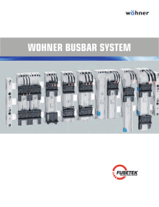 wohner busbar system
