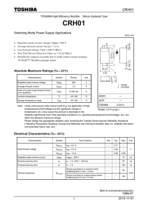2013-11-01 1 Switching Mode Power Supply Applications Absolute
