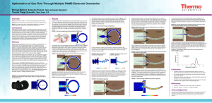 Optimization of Gas Flow Through Multiple FAIMS Electrode