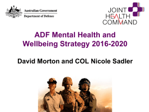 ADF Mental Health and