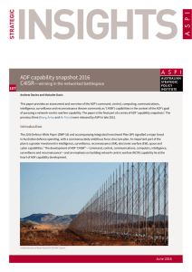 ADF capability snapshot 2016: C4ISR
