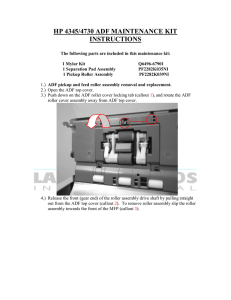 hp 4345/4730 adf maintenance kit instructions