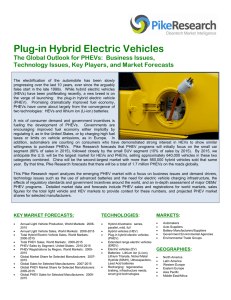 Plug-in Hybrid Electric Vehicles