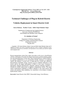 Technical Challenges of Plug-in Hybrid Electric Vehicles