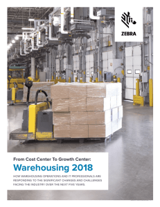 From Cost Center to Growth Center: Warehousing 2018