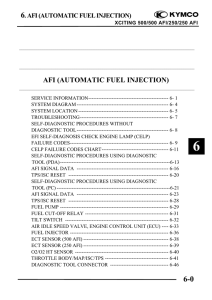 afi (automatic fuel injection)