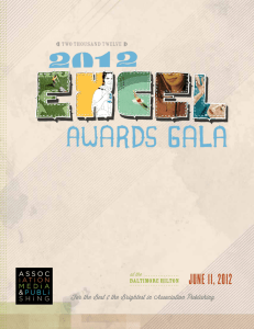 2012 EXCEL Award winners - Association Media and Publishing