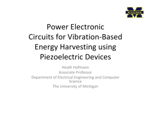 Power Electronic Circuits for Vibration
