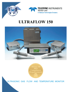 Ultraflow 150 - Teledyne Monitor Labs