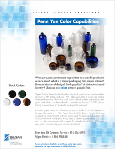Penn Yan Color Capabilities
