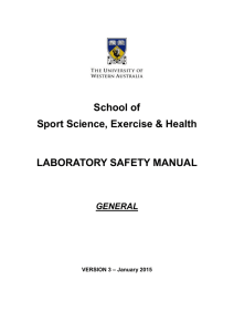 SSEH Lab Safety Induction Manual General