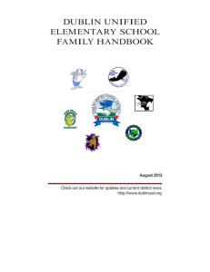 Elementary Handbook - Dublin Unified School District