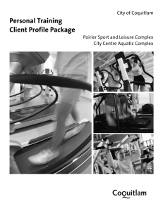 Personal Training Client Profile Package