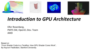 Introduction to GPU architecture