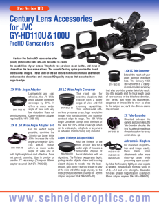 Accessories for JVC GY-HD250U, 200U, 110U or