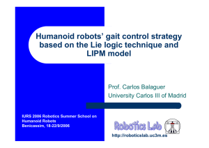IURS 2006 Robotics Summer School on Humanoid Robots