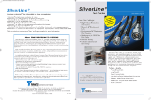 SilverLine® Test Cables