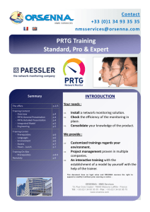 PRTG Training