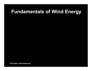 Wind 101 Half Day 5 Fundamentals - Wind
