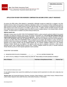 application for new york workers` compensation and employers`