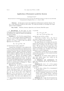 Applications of Kawamata`s positivity theorem