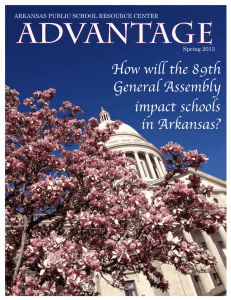 How will the 89th General Assembly impact schools in Arkansas?