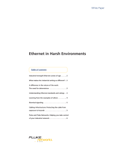 Ethernet in Harsh Environments