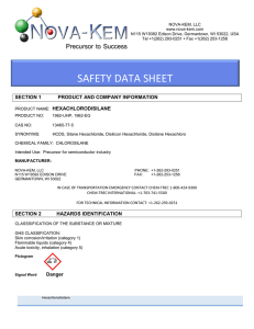 safety data sheet - Nova