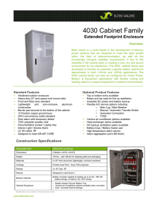 Datasheet - 4030 Cabinet Family 2.25.08