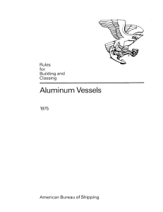 Aluminum Vessels