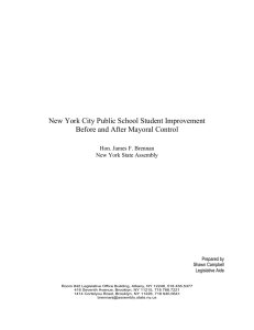 This report reviews the New York City education budget and