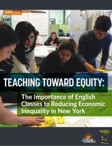 teaching toward equity - The Center for Popular Democracy