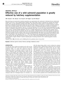 Effective size of a wild salmonid population is greatly reduced by